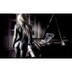 Wallpapers mural naked woman's body in front of a piano Wallpapers mural naked woman's body in front of a piano