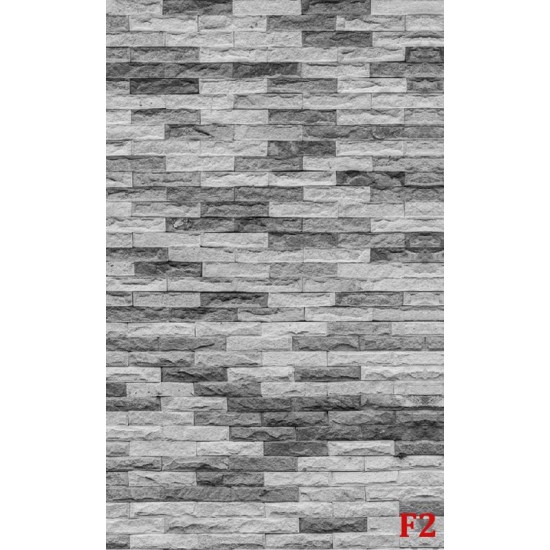 Photo mural ordinal stone in dual color model gray