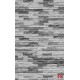 Photo mural ordinal stone in dual color model gray