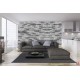 Photo mural ordinal stone in dual color model gray
