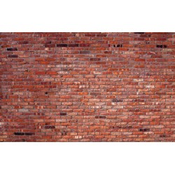 Photo mural imitation of a red brick wall