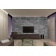 Photo mural imitation of a gray brick wall