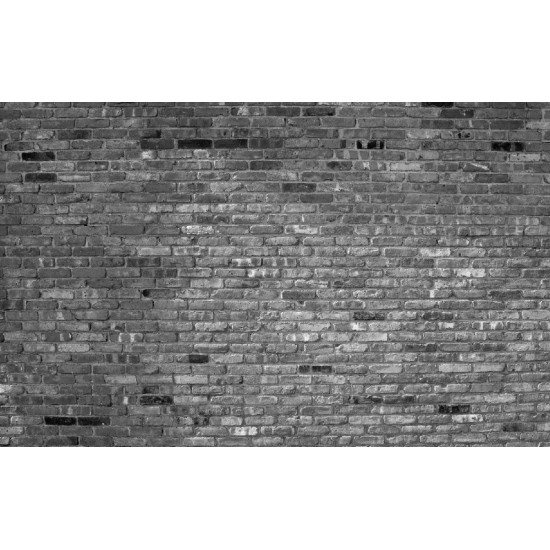 Photo mural imitation of a gray brick wall