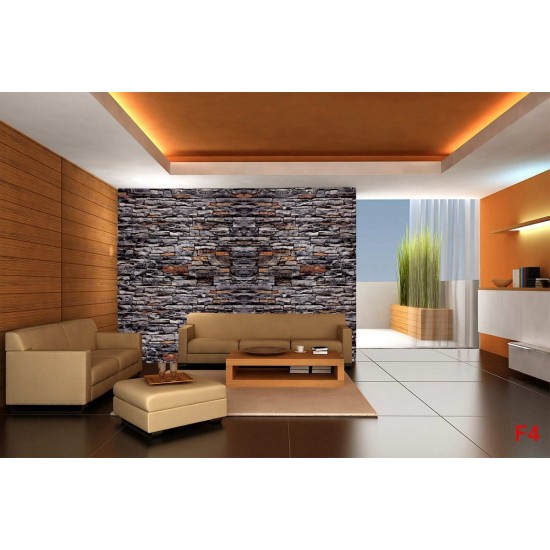 Wall murals imitation dark stone wall Wall murals imitation dark stone wall