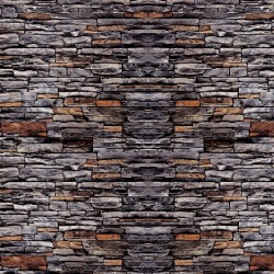 Wall murals imitation dark stone wall 