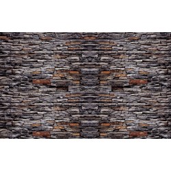 Wall murals imitation dark stone wall 
