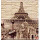 Wallpapers mural composition stone and the Eiffel Tower in 3 colors Wallpapers mural composition stone and the Eiffel Tower in 3 colors