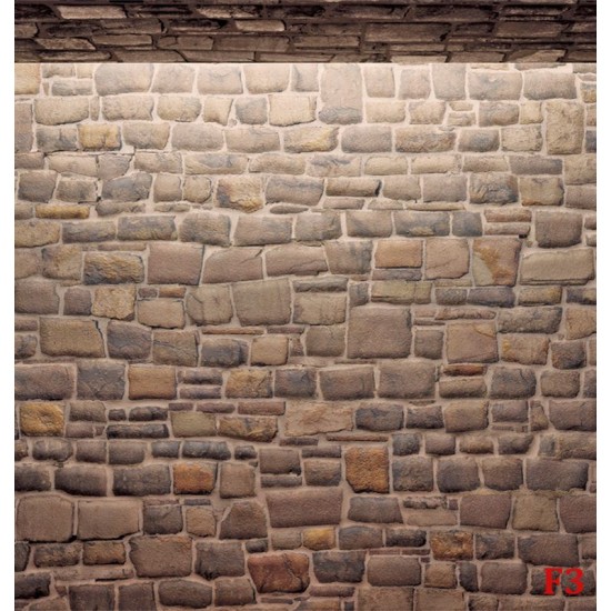 Wallpapers mural stone wall with arch light in 2 colors Wallpapers mural stone wall with arch light in 2 colors