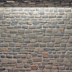 Wallpapers mural stone wall with arch light in 2 colors