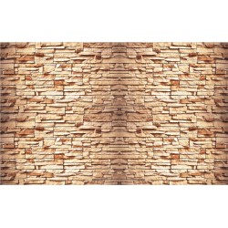 Wallpapers stone imitation wall in orange Wallpapers stone imitation wall in orange