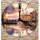 Photo mural stone wall view in clock Venezia