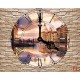 Photo mural stone wall view in clock Venezia