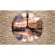 Photo mural stone wall view in clock Venezia
