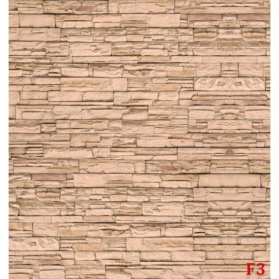 Photo mural imitation stone natural arranged
