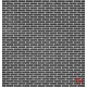 Photo mural imitation embossed black bricks white edge