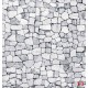 Photo mural stone wall stone rough in gray 2 shades