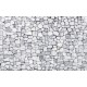 Photo mural stone wall stone rough in gray 2 shades