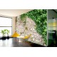 Wall murals stucco a wall of stone wall enveloped in ivy Wall murals stucco a wall of stone wall enveloped in ivy