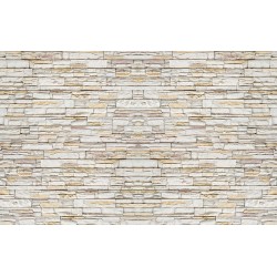 Photo mural stone edged wall perfect imitation bright
