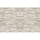 Photo mural stone edged wall perfect imitation bright