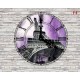 Photo mural wall with clock view London, Paris, Venice