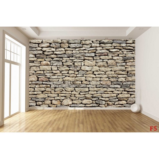 Photo mural rough stones texture imitation in bige Photo mural rough stones texture imitation in bige