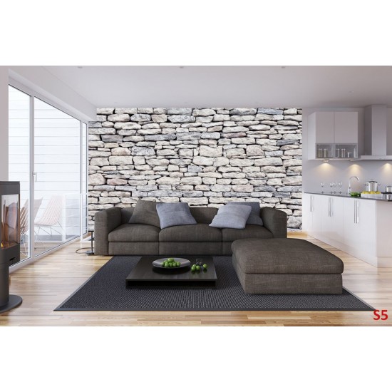 Photo mural rough stones texture imitation in light shade Photo mural rough stones texture imitation in light shade