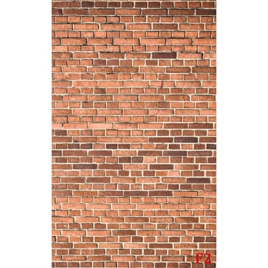 Photo mural imitation of a red brick wall 