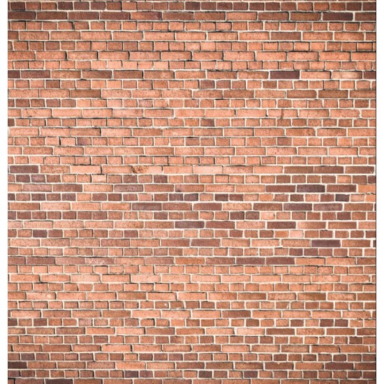 Photo mural imitation of a red brick wall 