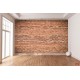 Photo mural imitation of a red brick wall 