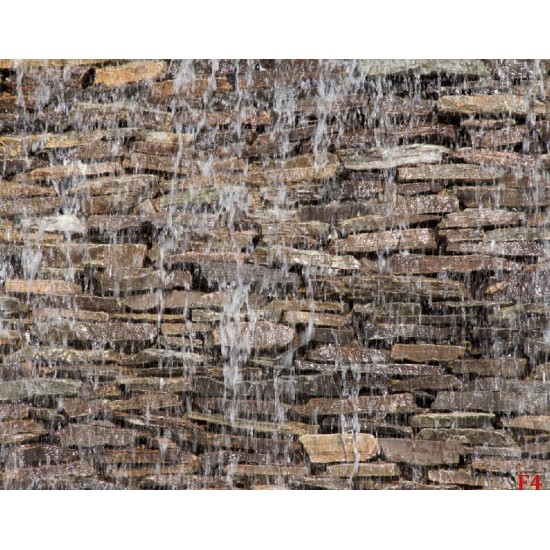 Wallpapers mural stone wall with a waterfall