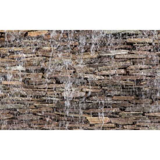 Wallpapers mural stone wall with a waterfall