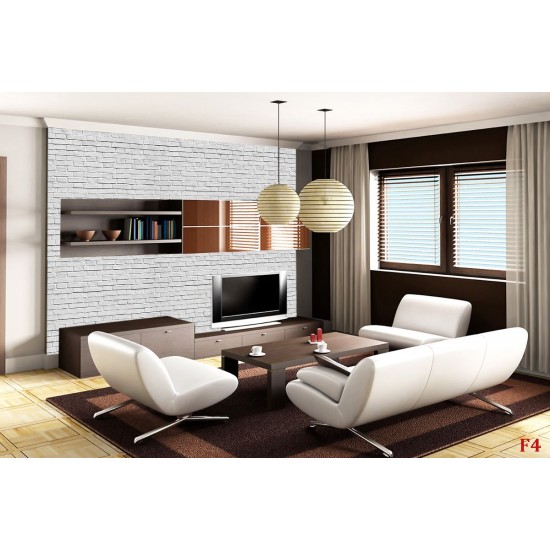 Wall mural grey brick imitation 2 Wall mural grey brick imitation 2