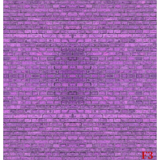 Wall mural imitation of a wall in purple bricks Wall mural imitation of a wall in purple bricks