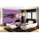 Wall mural imitation of a wall in purple bricks Wall mural imitation of a wall in purple bricks