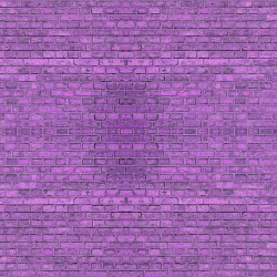 Wall mural imitation of a wall in purple bricks