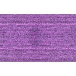 Wall mural imitation of a wall in purple bricks Wall mural imitation of a wall in purple bricks