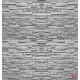 Wallpapers mural stacked stone imitation in grey 2