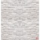 Photo mural imitation of stacked white-gray stone Photo mural imitation of stacked white-gray stone