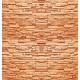 Photo mural imitation of stacked stone in orange Photo mural imitation of stacked stone in orange