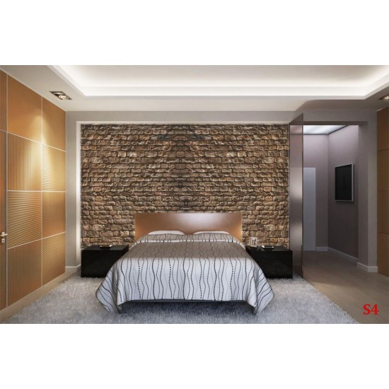 Photo mural imitation dark stone wall in 2 colors Photo mural imitation dark stone wall in 2 colors