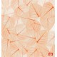 Wall mural leaves structure in orange gamma