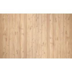 Wall mural wooden with stacked beams in 2 colours