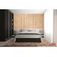 Wall mural wooden with stacked beams in 2 colours Wall mural wooden with stacked beams in 2 colours
