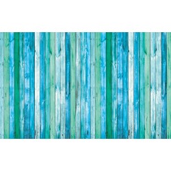 Wall murals wooden with stacked beams blue and purple