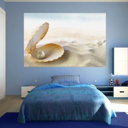 Photo murals seashells and sand