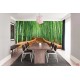 Wall murals Bamboo forest with bridge