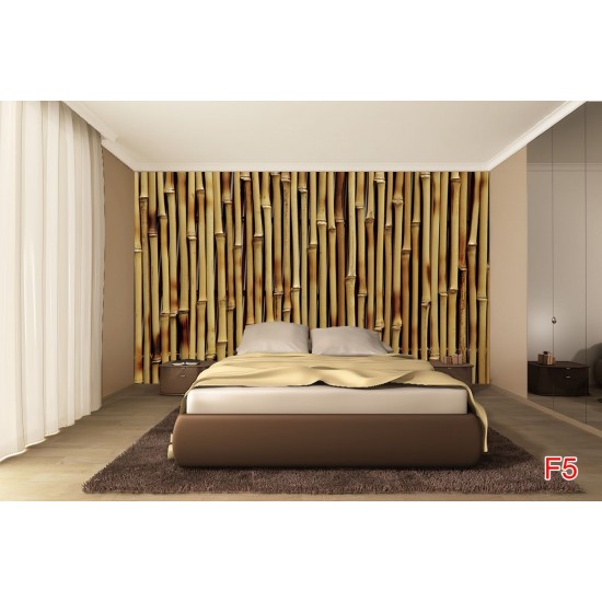 Photo mural bamboo structure 2