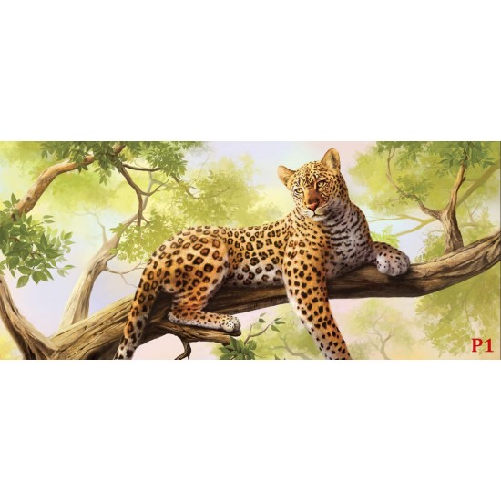 Wall murals leopard on a tree model 2