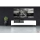 Wallpapers mural leopard in grey sunset Wallpapers mural leopard in grey sunset